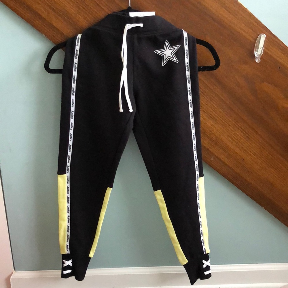 Justice sweatpants NWT